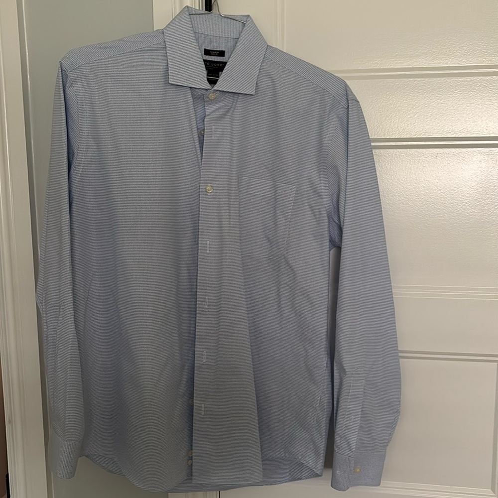 Pronto uomo dress shirt 16.5 x 34/35